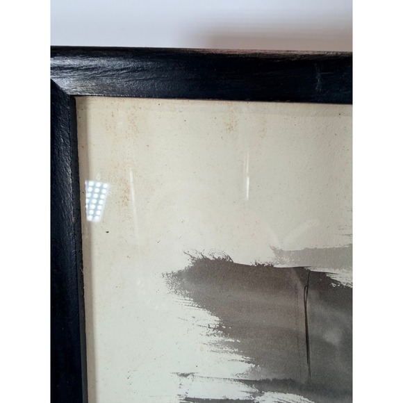 Vintage 1964 Michael W Ink Wash Drawing Man in Hat Artist Signed Framed Art - Picture 4 of 9